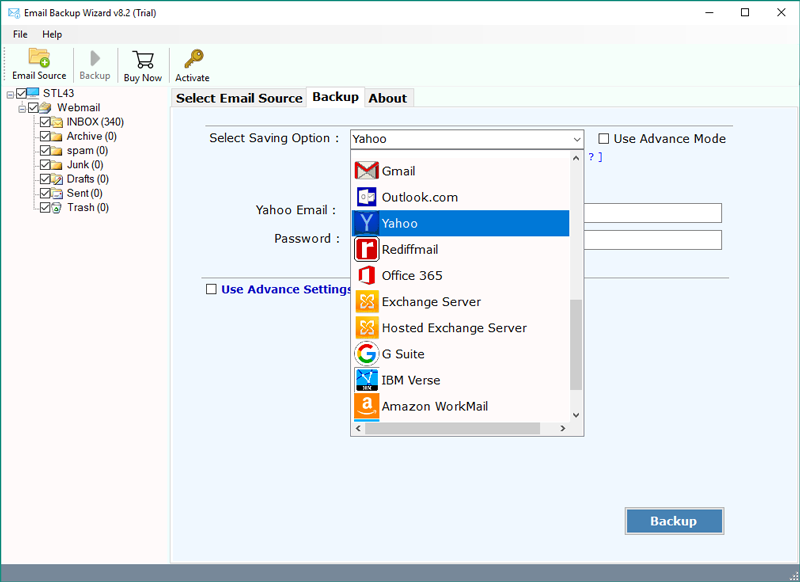 hotmail backup wizard