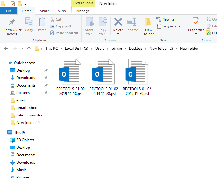 import google takeout archive mbox files in outlook